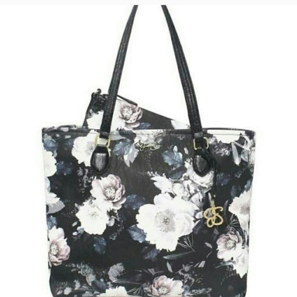 Jessica Simpson Handbags - 💋Jessica Simpson large floral tote w/ pouch